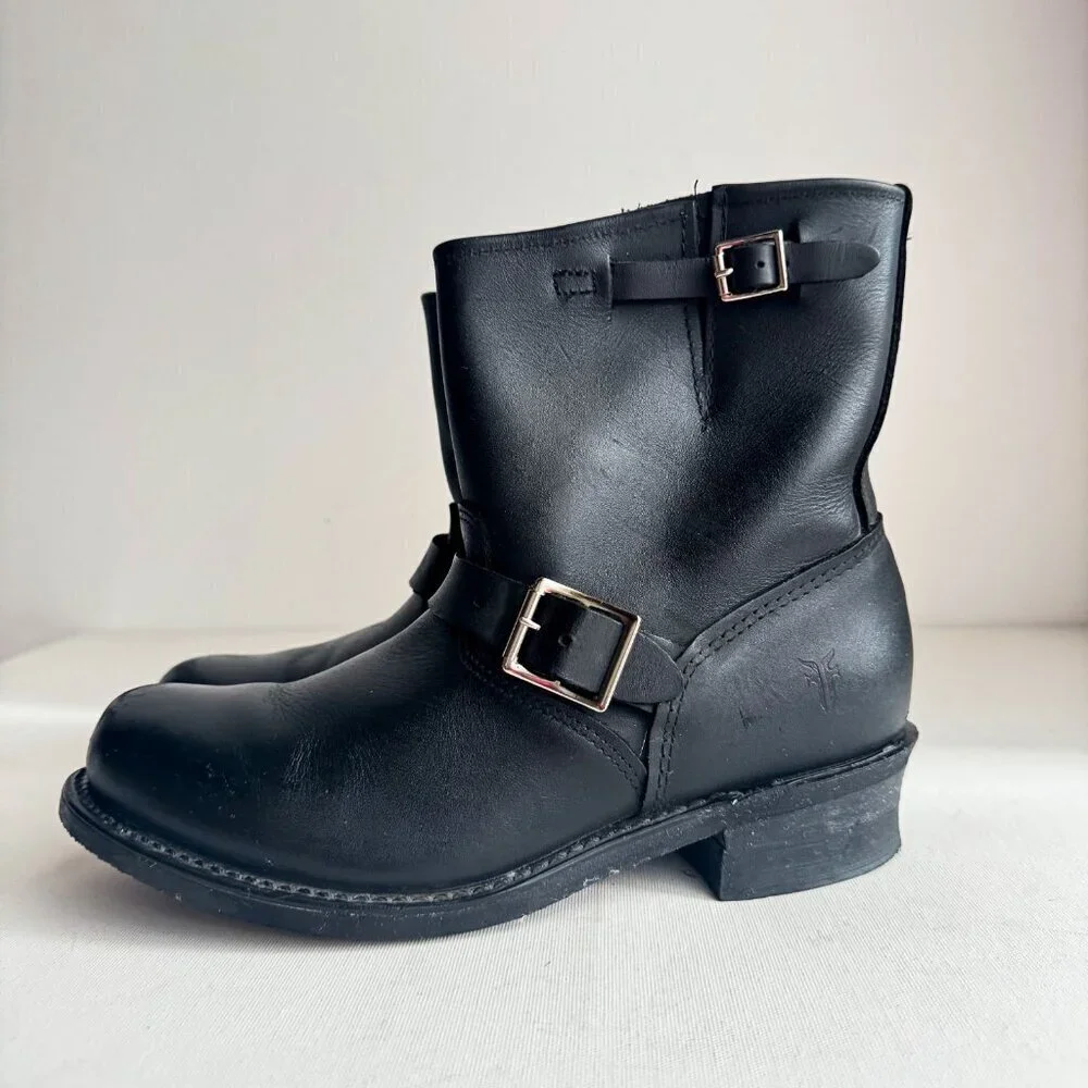 Frye buckle boots 9m